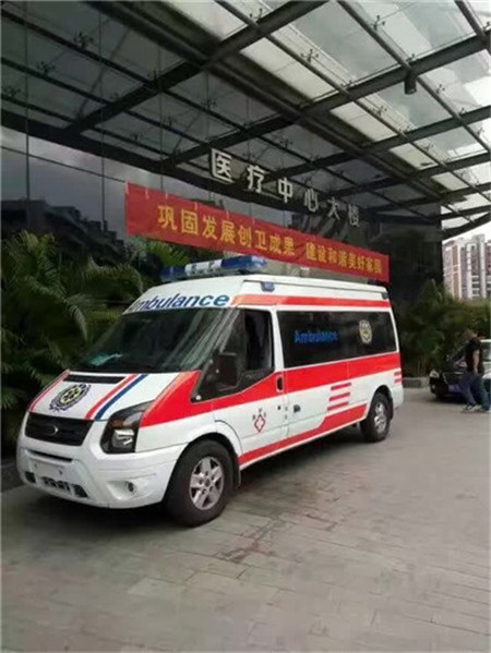 深圳市宝安区人民医院租用私人救护车到鞍山钢铁集团公司精神康复医院长途救护车出租
