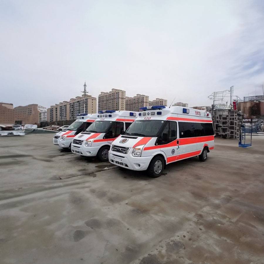 江门市中心医院租用私人救护车护送到川北医学院附属医院救护车出租公司