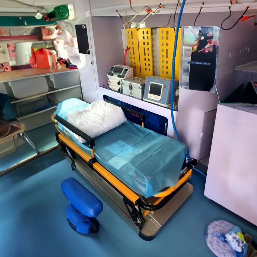 东莞市人民医院租私人救护车到淄博市中心医院120救护车