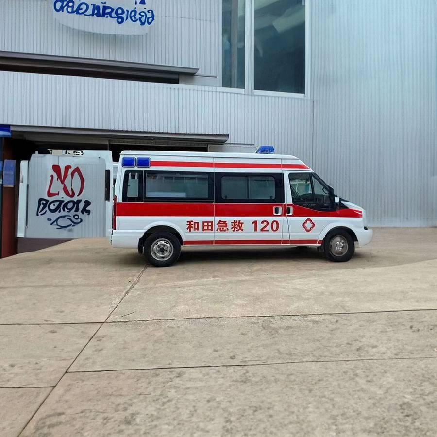 江门市五邑中医院租120私人急救车到昆明医学院第二附属医院（昆明工人医院）跨省救护车