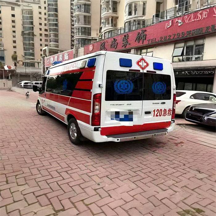 广州市脑科医院荔湾门诊部预约私人救护车租赁到佛山市顺德区人民医院救护车出租服务