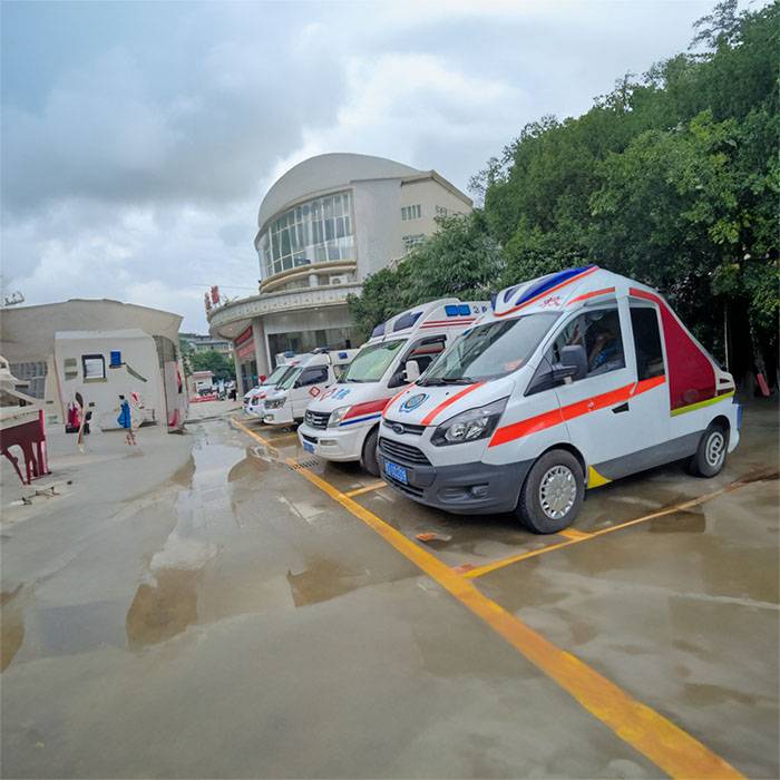 2023年深圳120急救车租赁康复回老家到江门市江海区救护车电话是多少