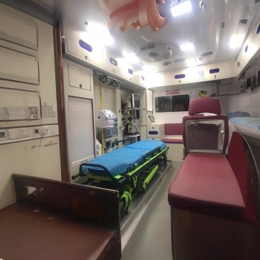 中山大学肿瘤防治中心预约私人救护车租赁到榆林市医院（延安大学医学院第二附属医院）救护车出租转运