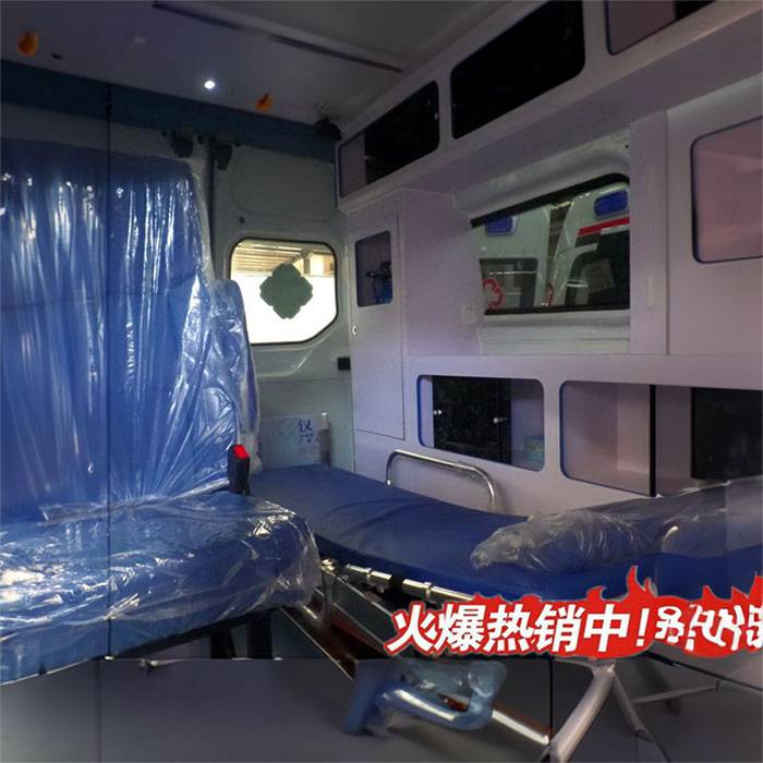 东莞市厚街医院租赁私家救护车到中国人民解放军第四十四医院黄河医院长途救护车救护车出租