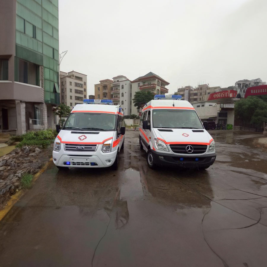 广东省汕头大学医学院附属粤北人民医院私人救护车租赁到辽宁医学院附属第三医院救护车的长途租赁