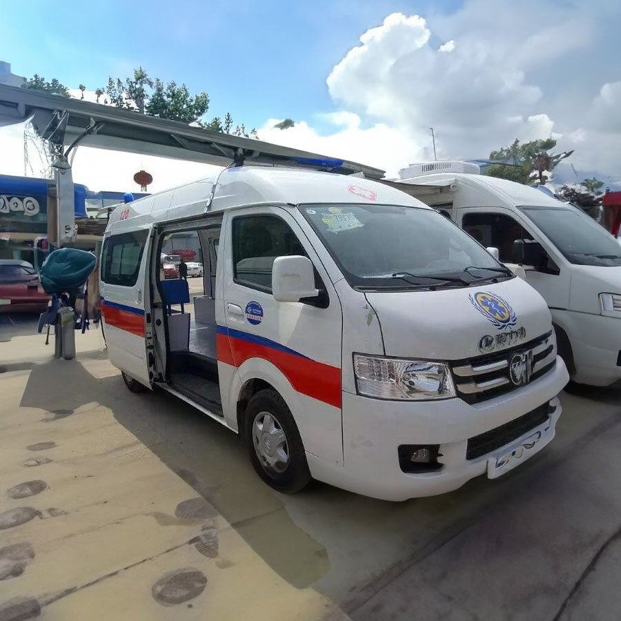 2025年深圳120急救车租赁病重回老家到梅州市大埔县租救护车联系电话