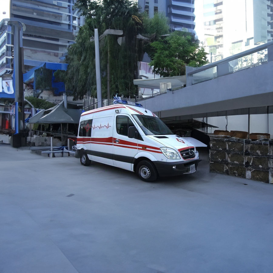 广东省广州市妇婴医院租私人救护车到运城市中心医院（运城地区人民医院）长途救护车租赁救护车